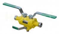 Double block ball valve KM 91-DBL - Direct ball valves